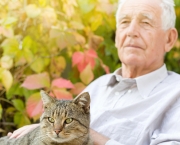 Old Man With Cat