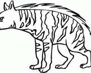 Desenho de Hiena para Colorir #7