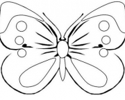 Imagem de borboleta para colorir 1